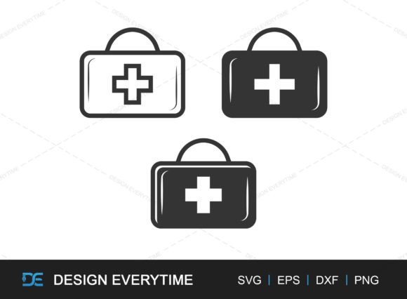 Medical Bag SVG for Crafts & Graphics