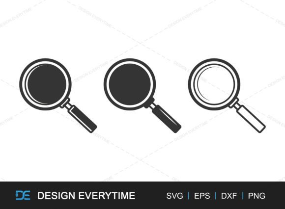 Medical Magnifying Glass Graphics for Crafts