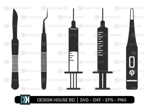 Medical Tools SVG for Graphics & Crafts