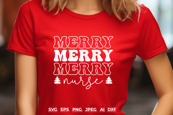 Merry Nurse Christmas SVG: Graphics for Crafts
