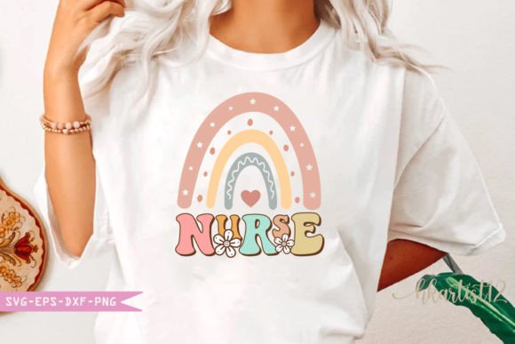 Nurse Retro SVG: Graphics for Crafts & Branding