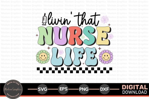 Nurse Retro SVG: Graphics for Crafts & Branding
