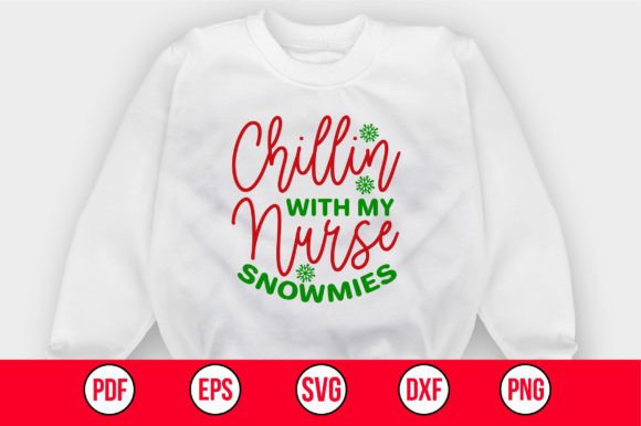 Nurse Snowmies SVG for Crafts & Graphics