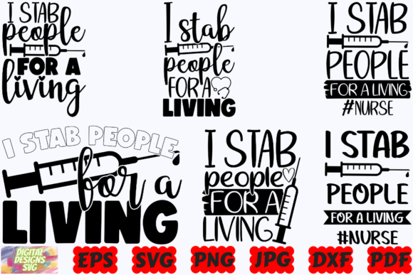 Nurse SVG Graphics for Bold Crafts Branding
