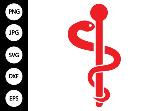 Red Medical Symbol SVG for Crafts & Graphics