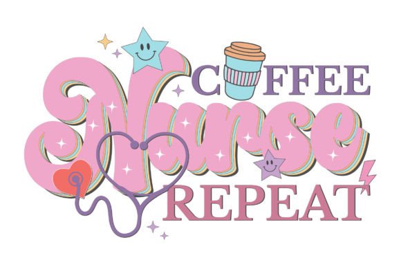 Retro Coffee Nurse Repeat SVG: A Designer’s Review