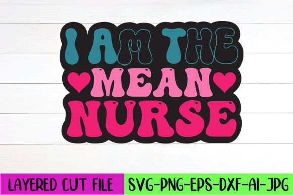 Retro Nurse Graphics for Crafts & SVGs