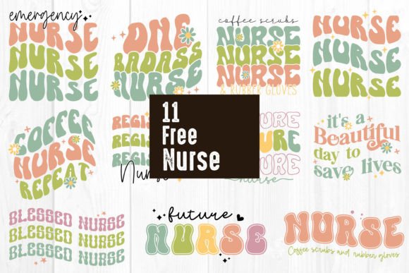 Retro Nurse Quotes SVG: Graphics for Crafts