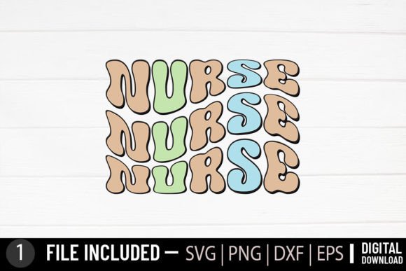 Reviewing Nurse - Nurse Retro SVG for Embroidery